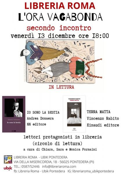 L'Ora Vagabonda, il circolo di lettura della Libreria Roma!